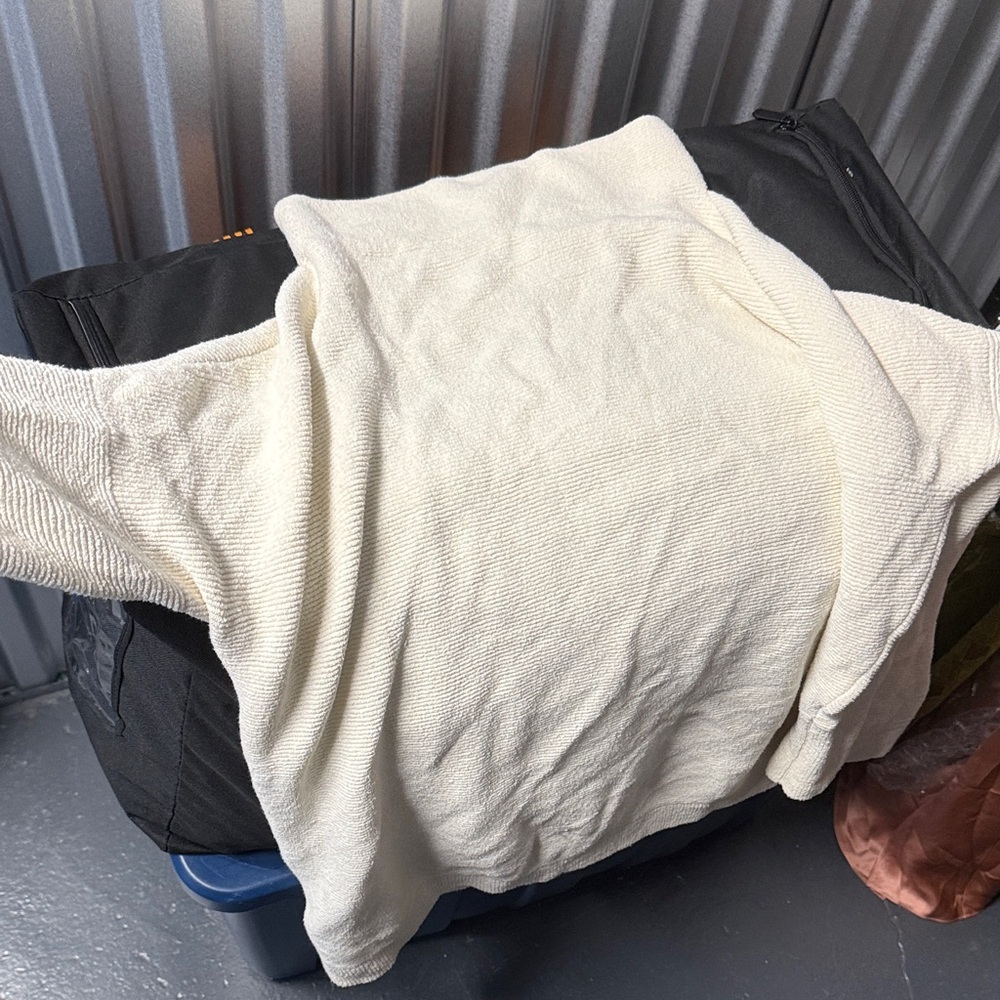 Free People Ottoman Cream Sweater